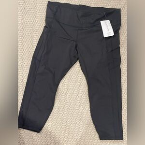 Athleta Ultimate Stash 7/8 Tight, Black, NWT